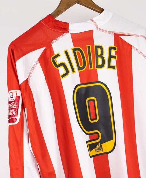 Stoke City 2006-07 Sidibe Long Sleeve Home Kit (2XL)