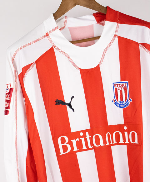 Stoke City 2006-07 Sidibe Long Sleeve Home Kit (2XL)