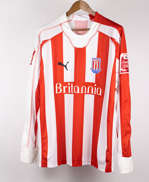 Stoke City 2006-07 Sidibe Long Sleeve Home Kit (2XL)