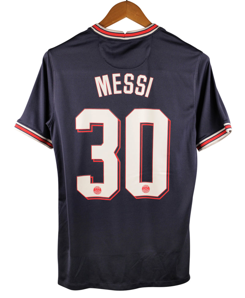 PSG 2021-22 Messi Sponsorless Home Kit (M)