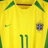 Brazil 2002-03 Ronaldinho Home Kit (XL)