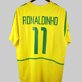 Brazil 2002-03 Ronaldinho Home Kit (XL)