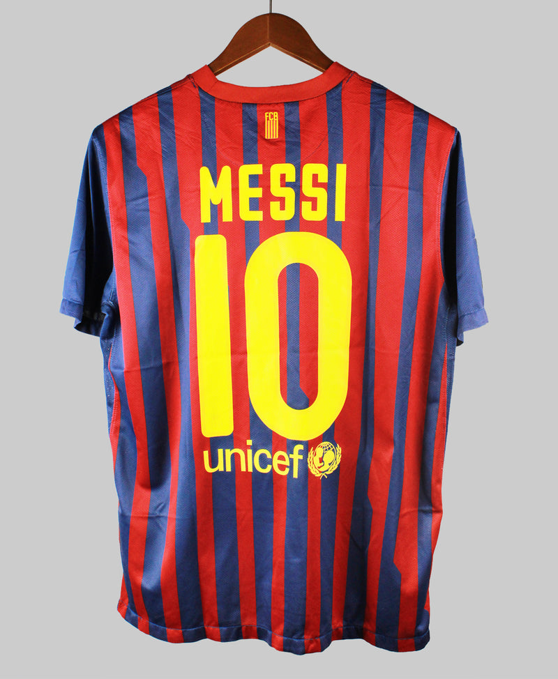 Barcelona 2011-12 Messi Home Kit (L)