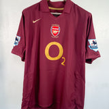 Arsenal 2005-06 Henry Home Kit (XL)
