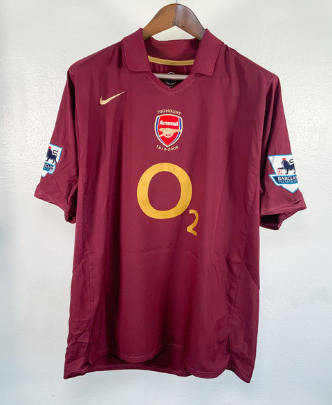 Arsenal 2005-06 Henry Home Kit (XL)