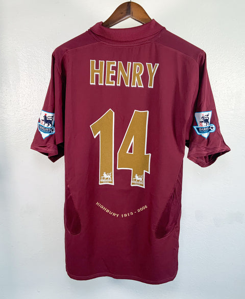 Arsenal 2005-06 Henry Home Kit (XL)