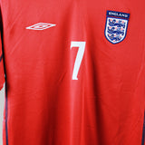 England 2002-03 Beckham Away Kit (S)