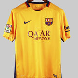 Barcelona 2015-16 Messi Away Kit (L)