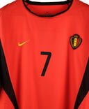 Belgium 2002 Wilmots Home Kit (L)
