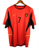 Belgium 2002 Wilmots Home Kit (L)