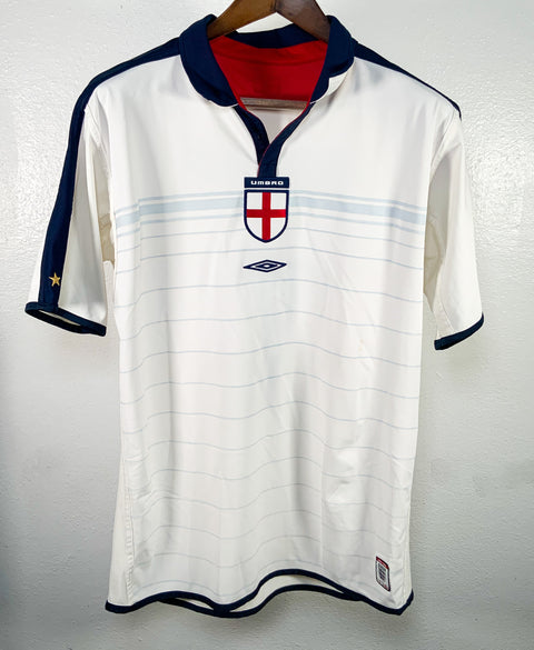 England 2004 Beckham Home Reversible Kit (L)