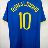 Brazil 2008 Ronaldinho Away Kit (XL)