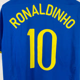 Brazil 2008 Ronaldinho Away Kit (XL)