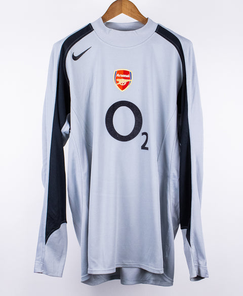 Arsenal 2004-05 Lehmann Long Sleeve Goalkeeper Kit (2XL)