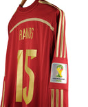 Spain 2014 Ramos Long Sleeve Home Kit (XL)