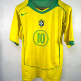 Brazil 2004 Ronaldinho Home Kit (XL)