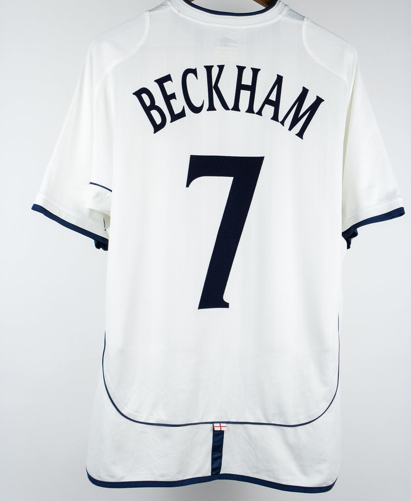 England 2002 Beckham Home Kit (XL)