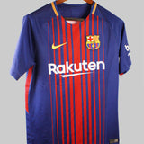 Barcelona 2017-18 Messi Home Kit (M)