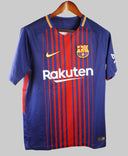 Barcelona 2017-18 Messi Home Kit (M)