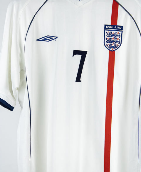 England 2002 Beckham Home Kit (XL)