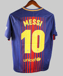 Barcelona 2017-18 Messi Home Kit (M)