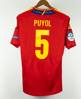 Spain 2012 Puyol Home Kit (M)