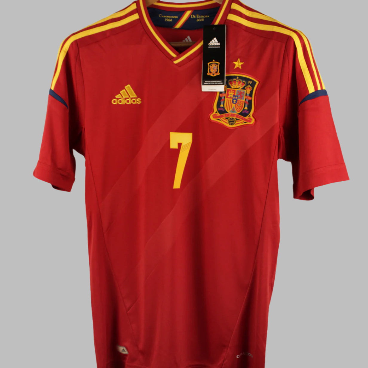 Spain 2012 David Villa Home Kit W/ Tags (S)