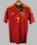 Spain 2012 David Villa Home Kit W/ Tags (S)