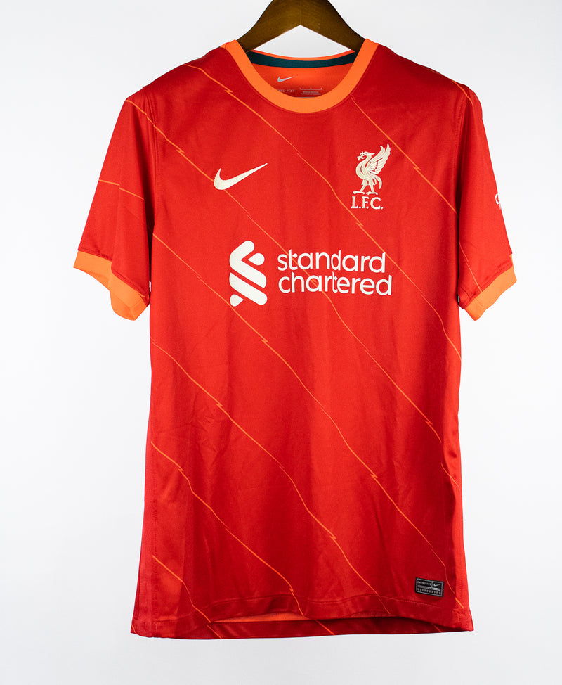 Liverpool 2021-22 M. Salah Home Kit (L)