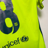 Barcelona 2014-15 Iniesta Third Kit (M)