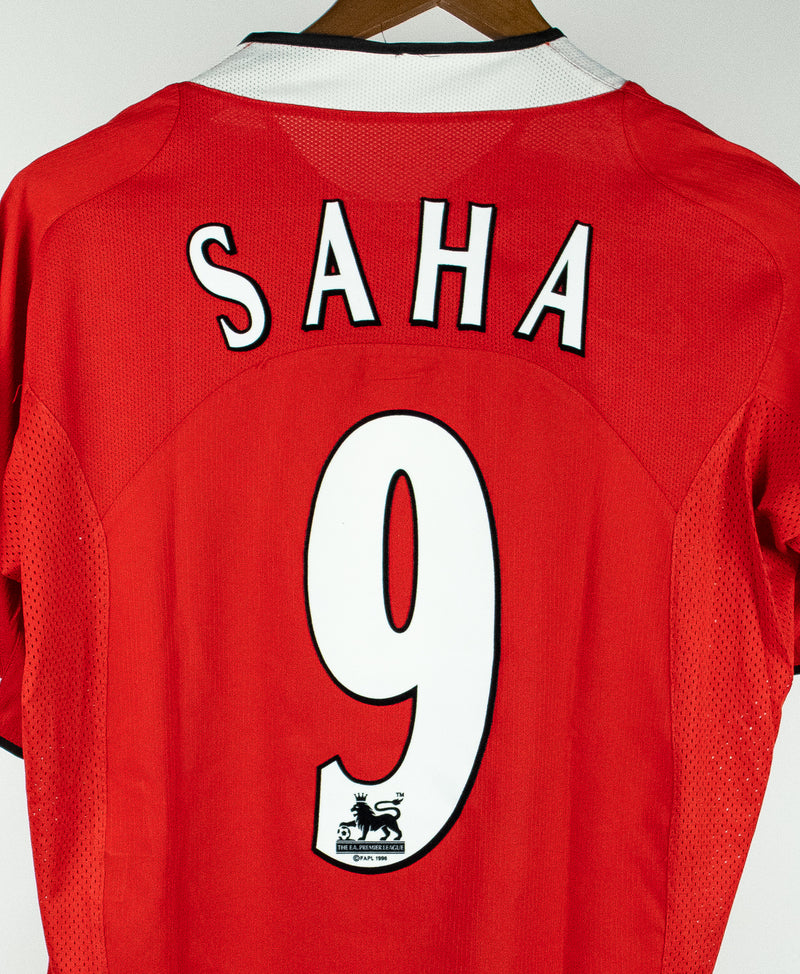 Manchester United 2004-05 Saha Home Kit (S)