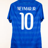 Brazil 2014 Neymar Jr Player Issue Away Kit (L)