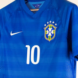 Brazil 2014 Neymar Jr Player Issue Away Kit (L)