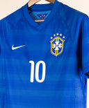 Brazil 2014 Neymar Jr Player Issue Away Kit (L)