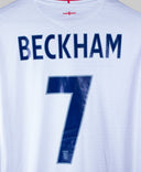 England 2006-07 Beckham Long Sleeve Home Kit (L)