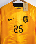 Netherlands 2022 Xavi Long Sleeve Home Kit W/ Tags (M)