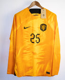 Netherlands 2022 Xavi Long Sleeve Home Kit W/ Tags (M)
