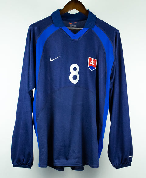 Slovakia 2000 S. Nemeth Long Sleeve Player Issue Home Kit (XL)