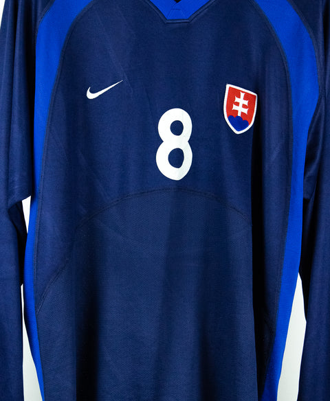 Slovakia 2000 S. Nemeth Long Sleeve Player Issue Home Kit (XL)