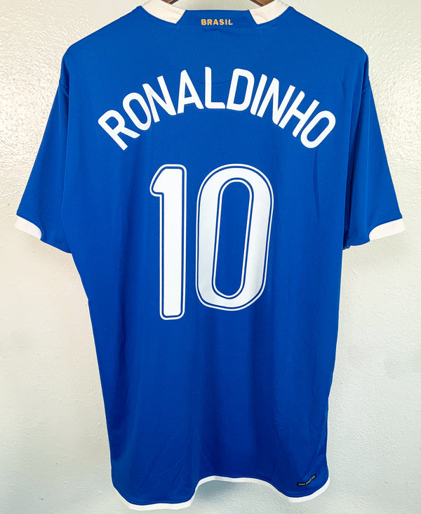 Brazil 2006 Ronaldinho Away Kit (2XL)