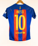 Barcelona 2016-17 Messi Home Kit (YL)