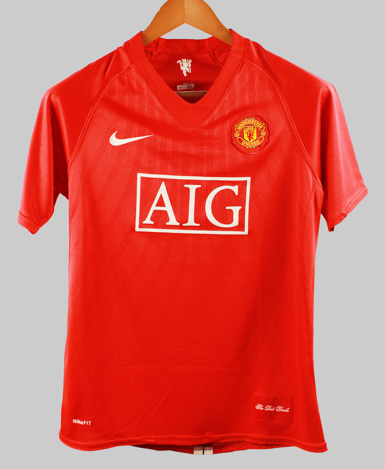 Manchester United 2007-08 Scholes Home Kit (YL)