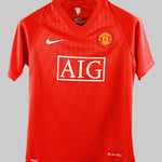 Manchester United 2007-08 Scholes Home Kit (YL)
