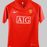 Manchester United 2007-08 Scholes Home Kit (YL)