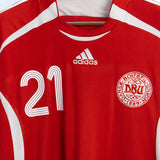 Denmark 2006 Bendtner Home Kit (L)