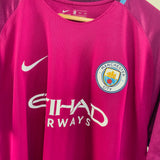 Manchester City 2017-18 Bernardo Away Kit (2XL)