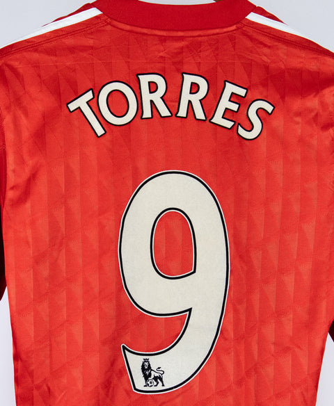 Liverpool 2010-11 Torres Long Sleeve Home Kit (S)