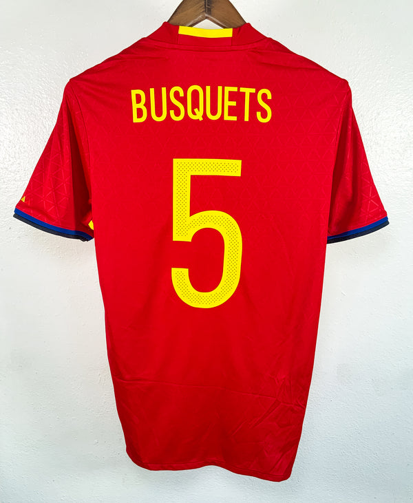 Spain 2016 Busquets Home Kit (M)