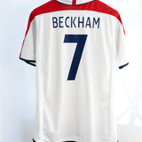 England 2004 Beckham Home Kit (L)