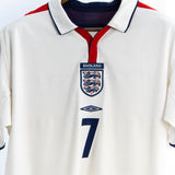 England 2004 Beckham Home Kit (L)